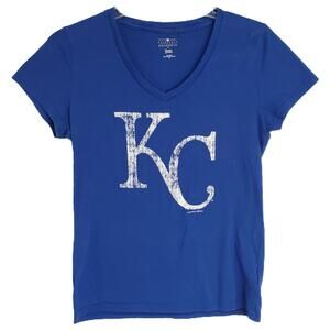 Genuine Merchandise Kansas City Royals V Neck Tee Medium